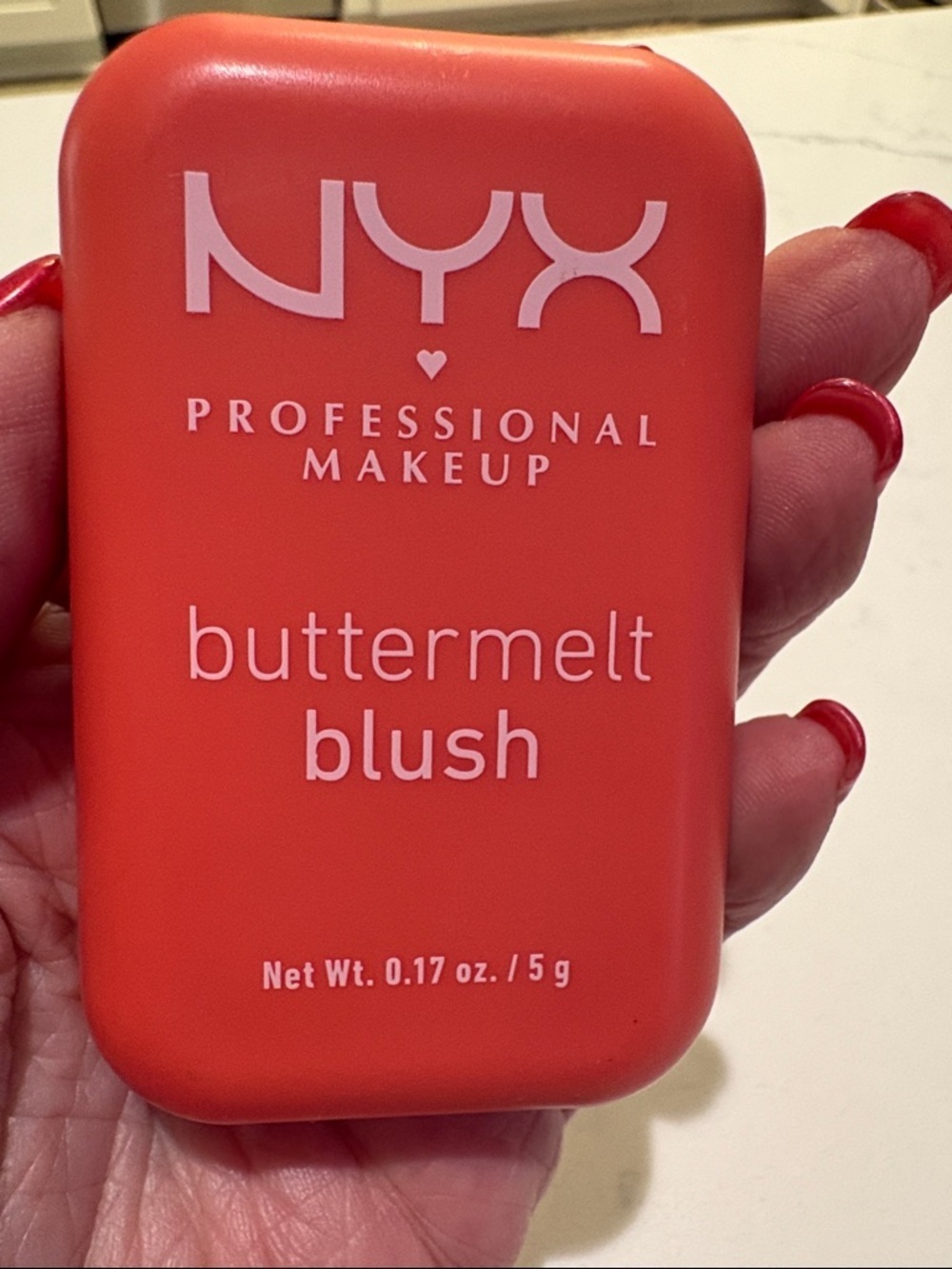 NYX Buttermelt Blush - Bright Coral